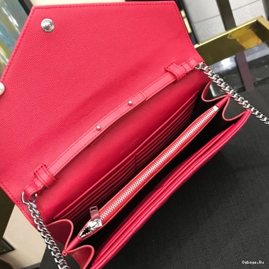YSL CHAIN CASSANDRE MATELASSÉ WALLET 0710